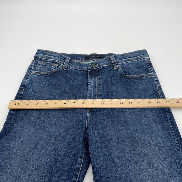 J BRAND Jeans Blue Ruby 30 Cigarette Leg High Waist Ankle Womens Size 29 Skinny - Picture 8 of 11